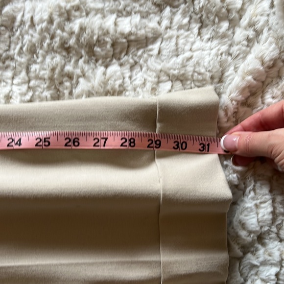 Loft Cream lined dress pant - Picture 5 of 6